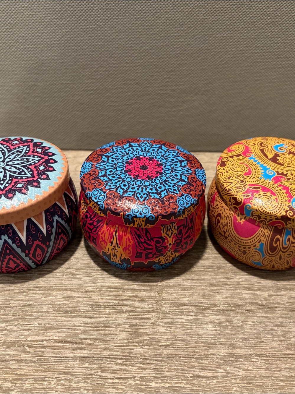 Three Decorative Candles